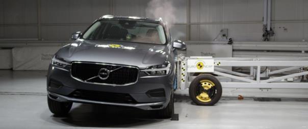 Volvo XC60 im Euro-NCAP-Crashtest.  Foto: Auto-Medienportal.Net/Euro NCAP